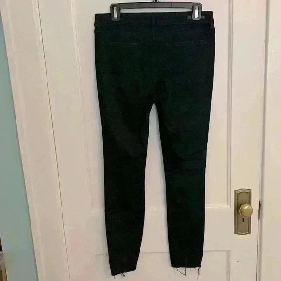 Articles of Society Black jeans Sarah Cut Off Hem Athens Destroyed Skinny sz 30 - Picture 2 of 11